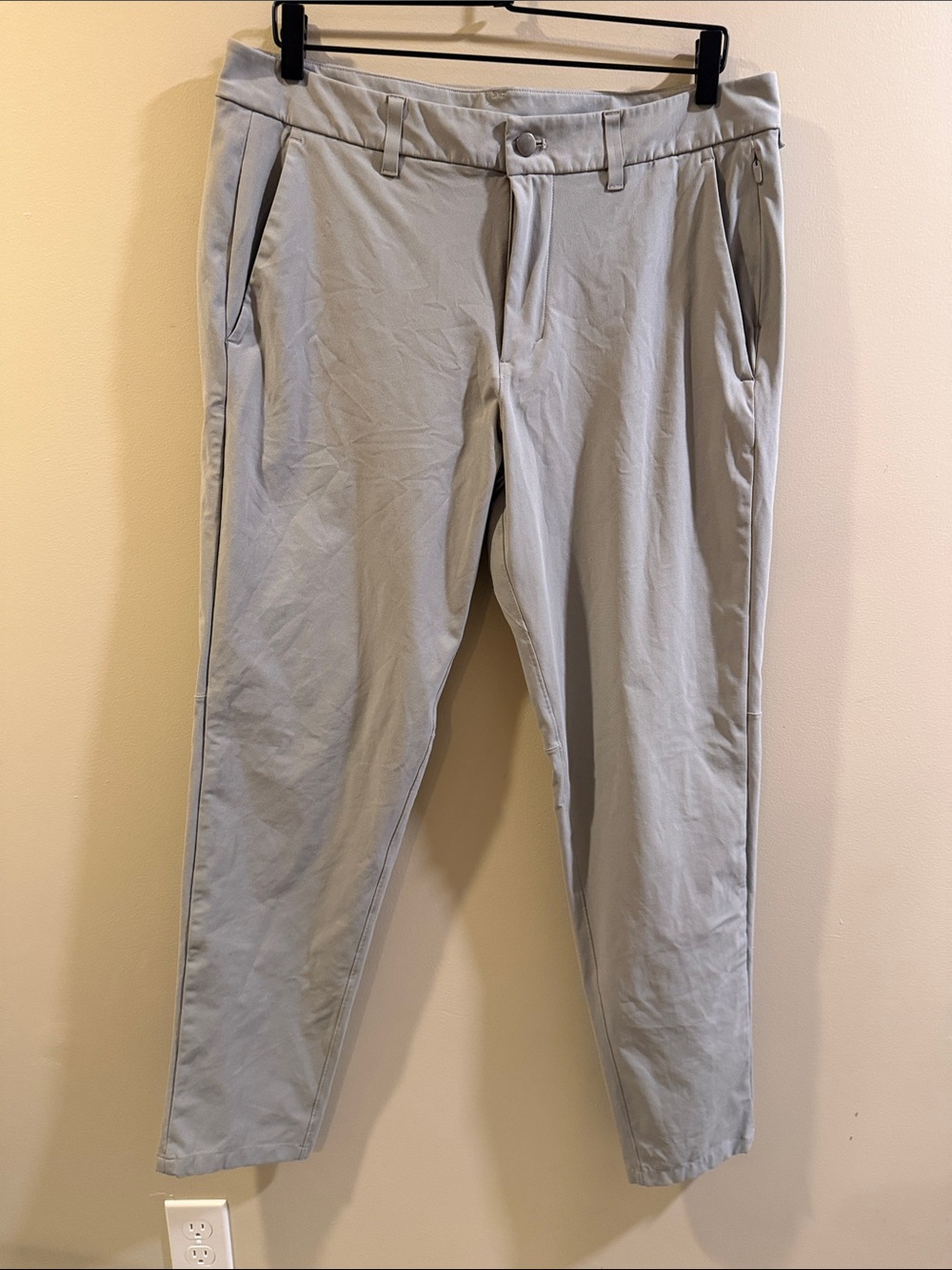 lululemon athletica Light Gray Men's Chino-Style Pants